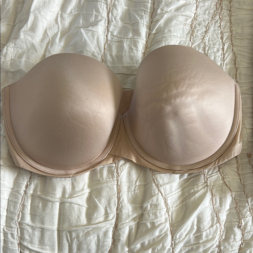SPANX Light Beige Strapless Bra